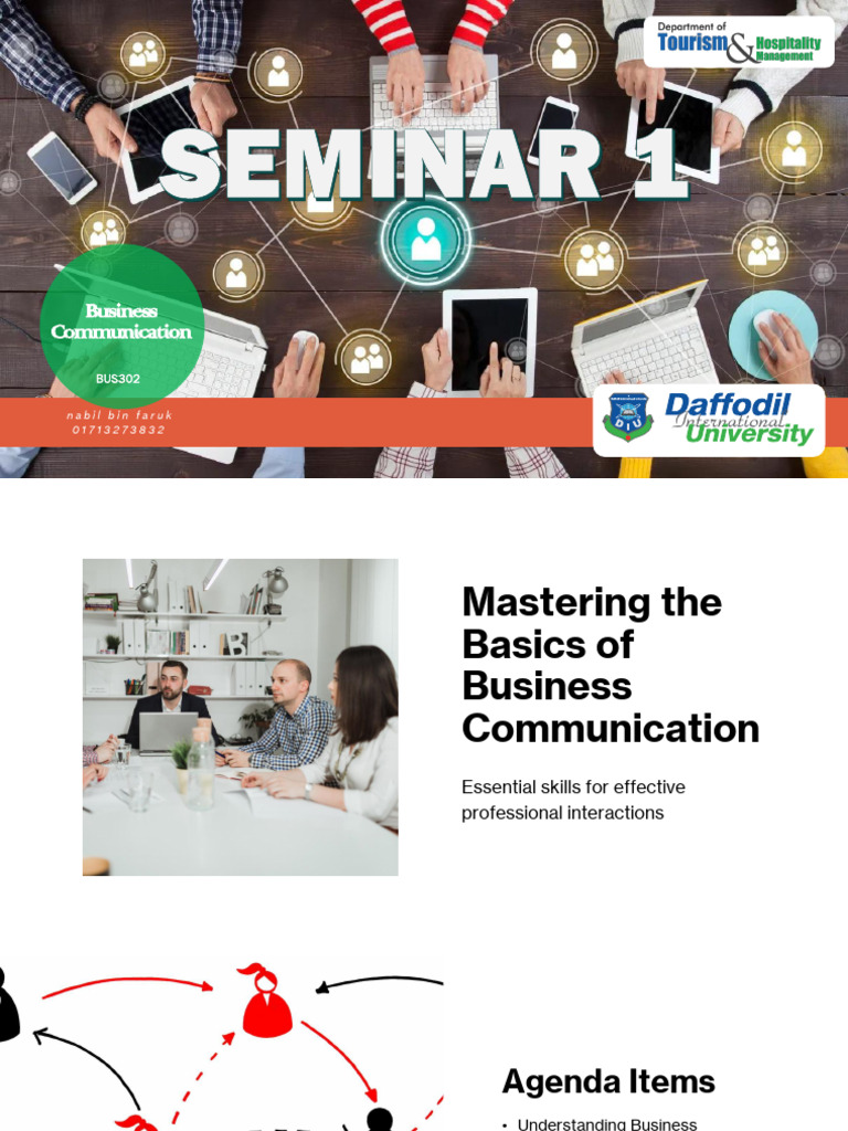Seminar 1 (Mastering The Basics of Business Communication) | PDF ...