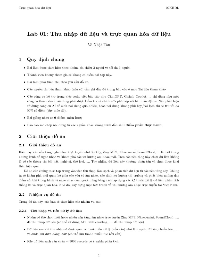 Lab 01 | PDF