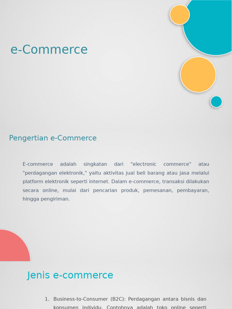 E Commerce | PDF