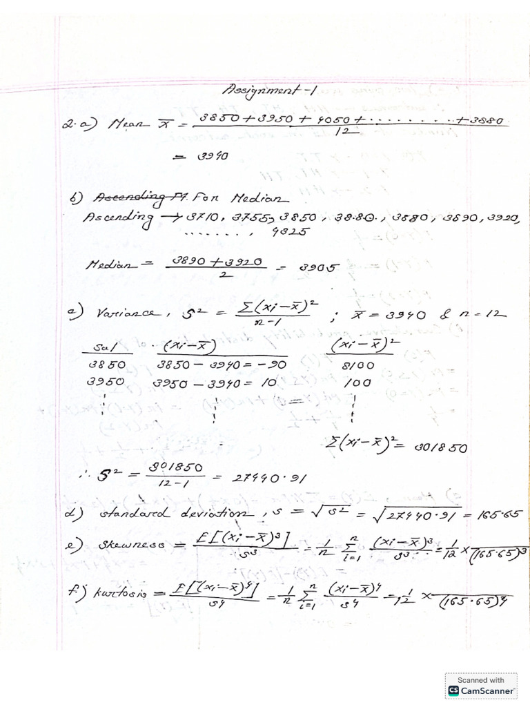 Assignment 1 & 2 | PDF