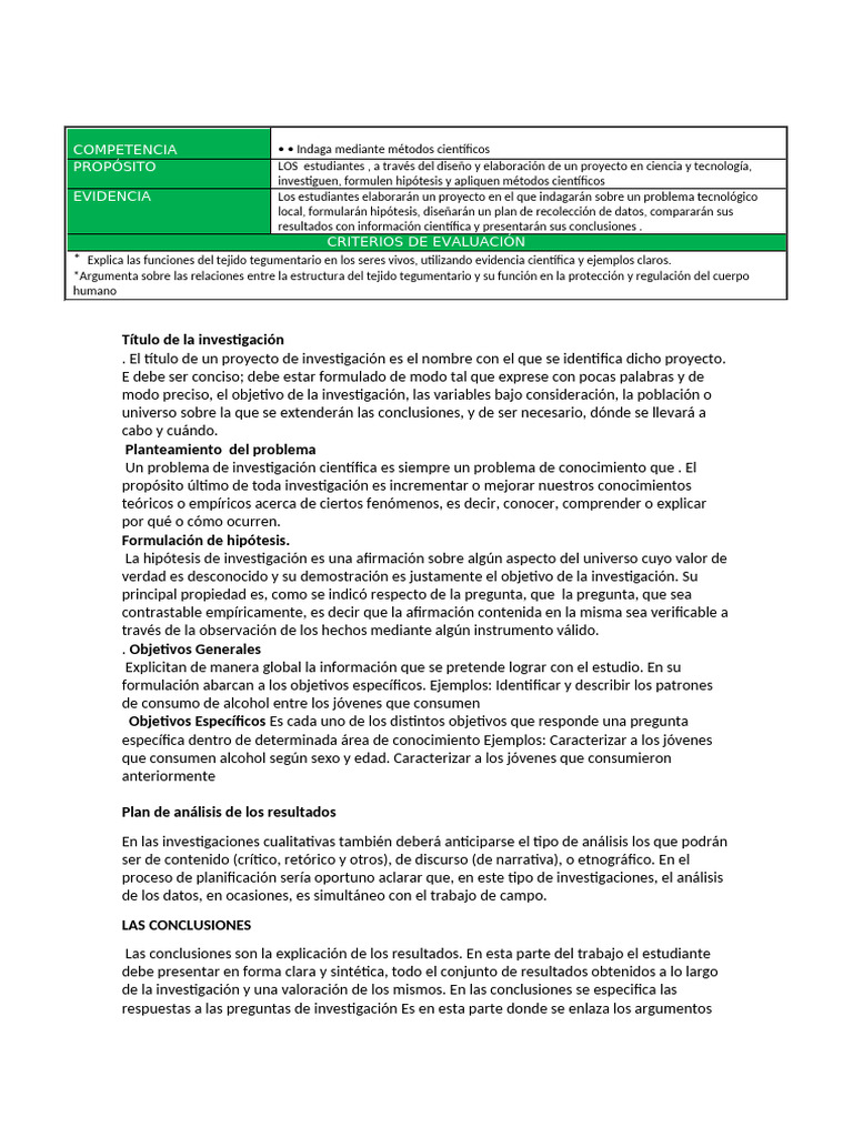 Pasos para Realizar Un Proyecto | PDF | Hipótesis | Método científico