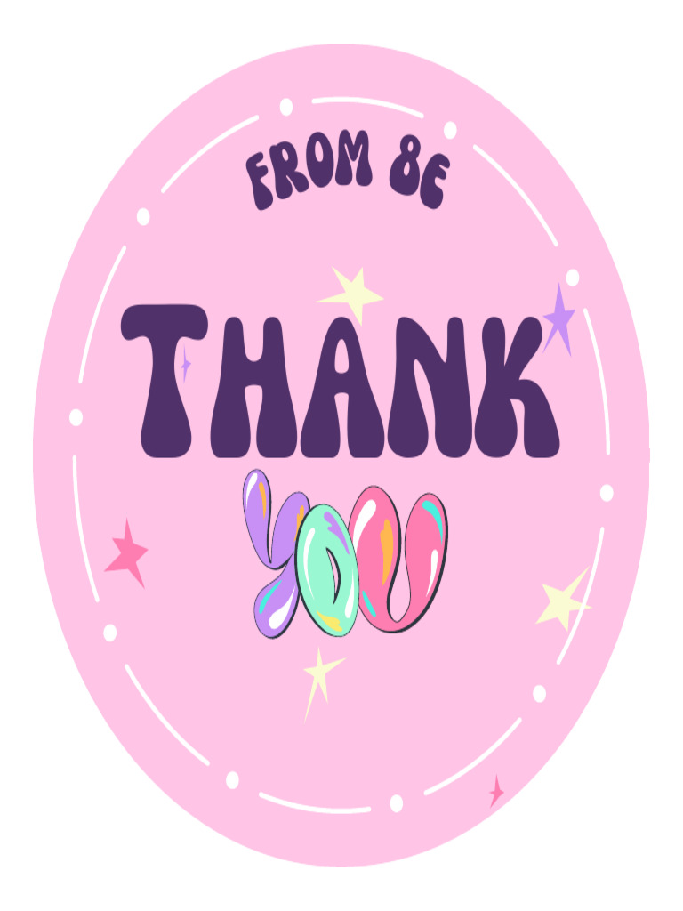 Retro Pink Round Sticker Thank You_20241125_190853_0000 | PDF