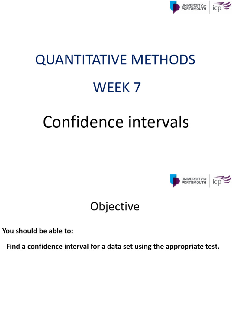 Confidence Intervals in Statistics | PDF | Statistical Significance ...