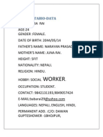 Worker: Bio-Databio-Data