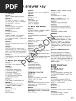 English Class A2 Odpowiedzi Do ćwiczeń Pdf