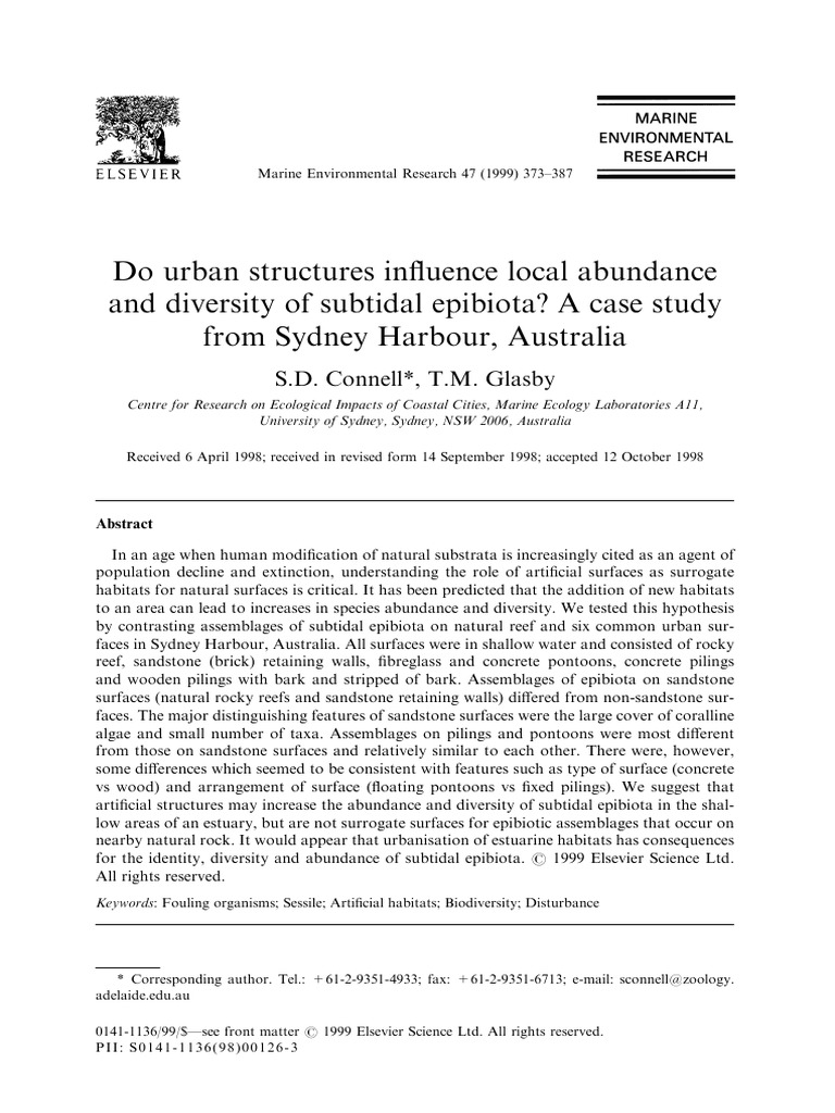 Do Urban Structures Infuence Local Abundance and Diversity Ep | PDF ...