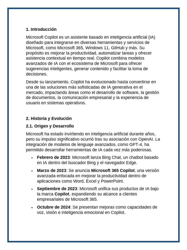 Microsoft Copilot: IA para Productividad | PDF | Inteligencia ...