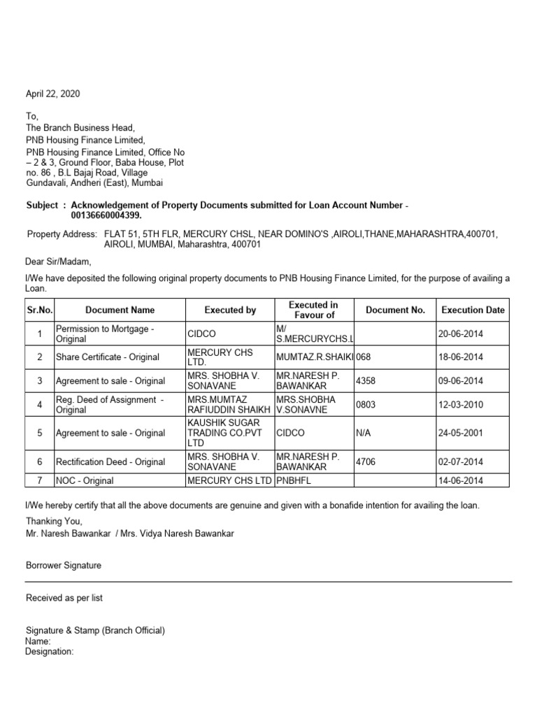 list of documents | PDF | Debt | Financial Services