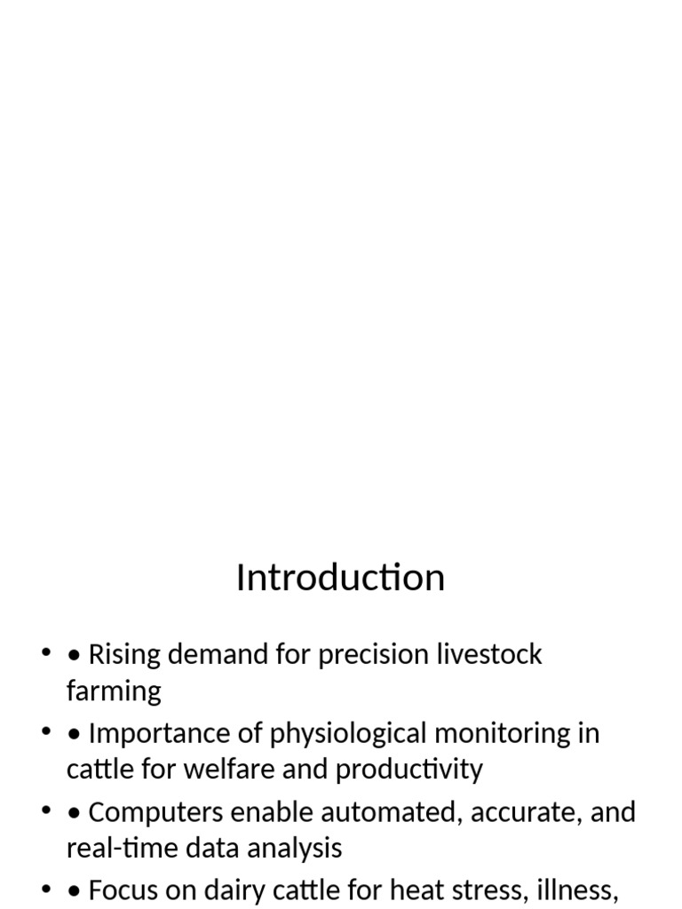 Precision Livestock Farming in Dairy Cattle | PDF | Dairy Farming ...