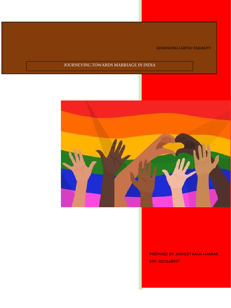 LGBTQ+ Marriage Equality in India | PDF | Family | Same Sex Marriage