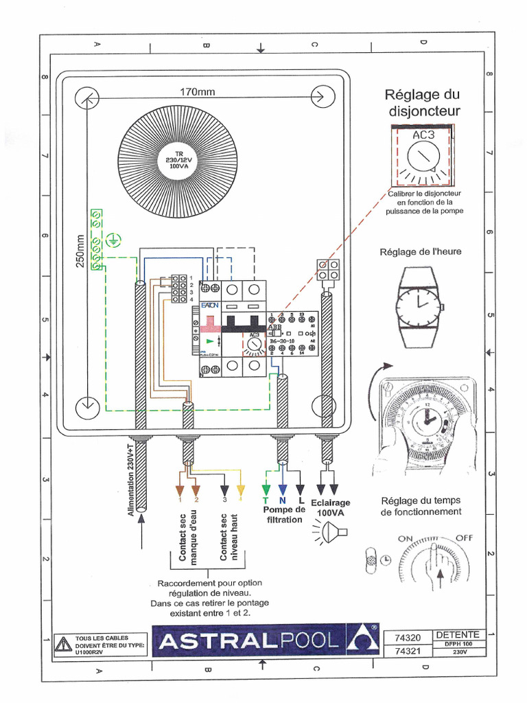 notice-coffret-electrique-pour-filtration-piscine-astral | PDF