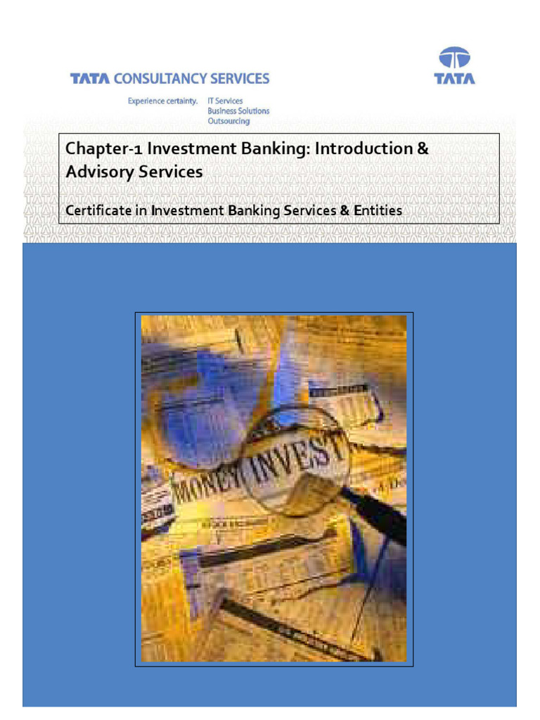 Introduction to Investment Banking | PDF | Stocks | Investment Banking