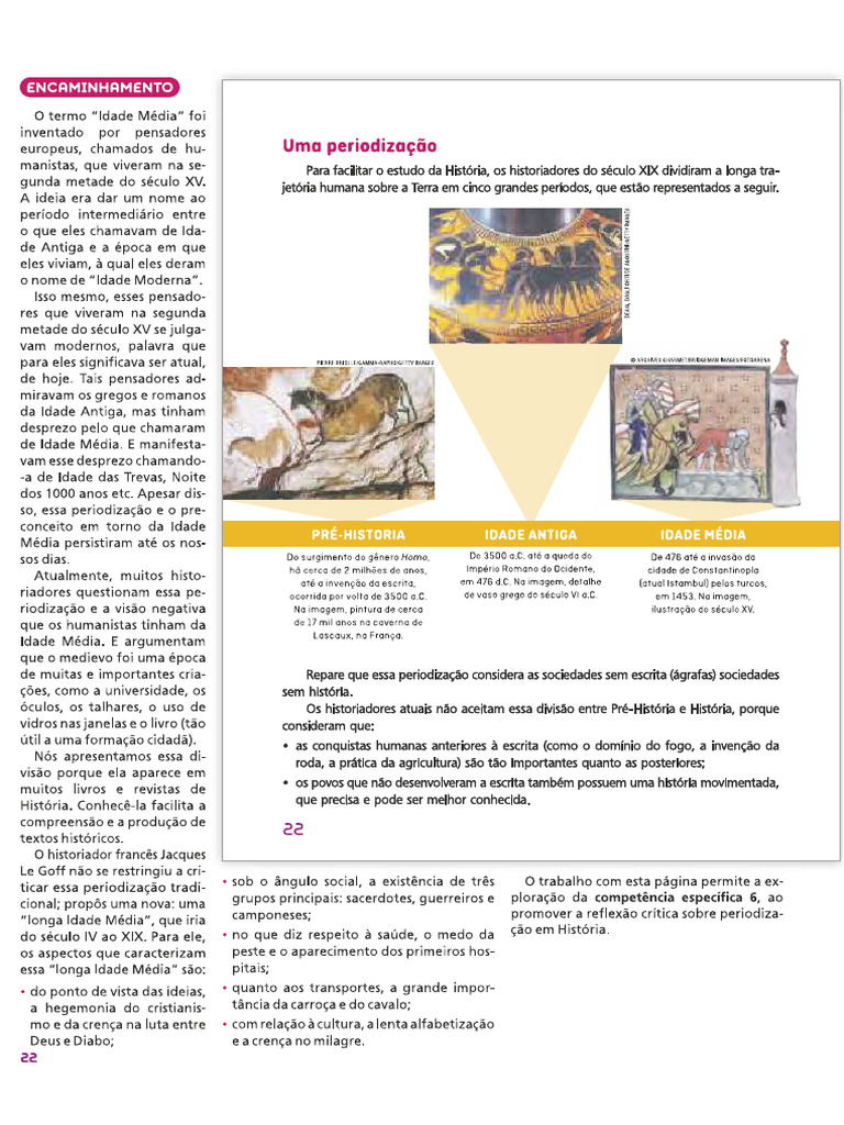6 Ano - Livro História - Páginas 22 e 23 | PDF