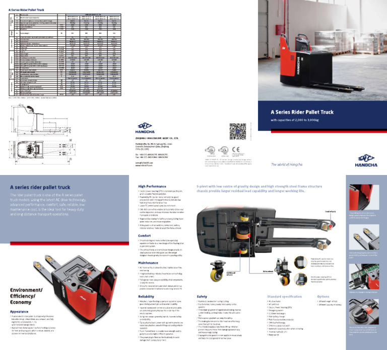 A Series Rider Pallet Truck | PDF