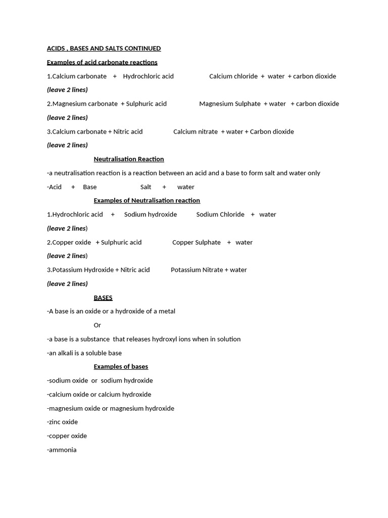 Acid-Base Reactions and Titration Guide | PDF | Hydroxide | Acid