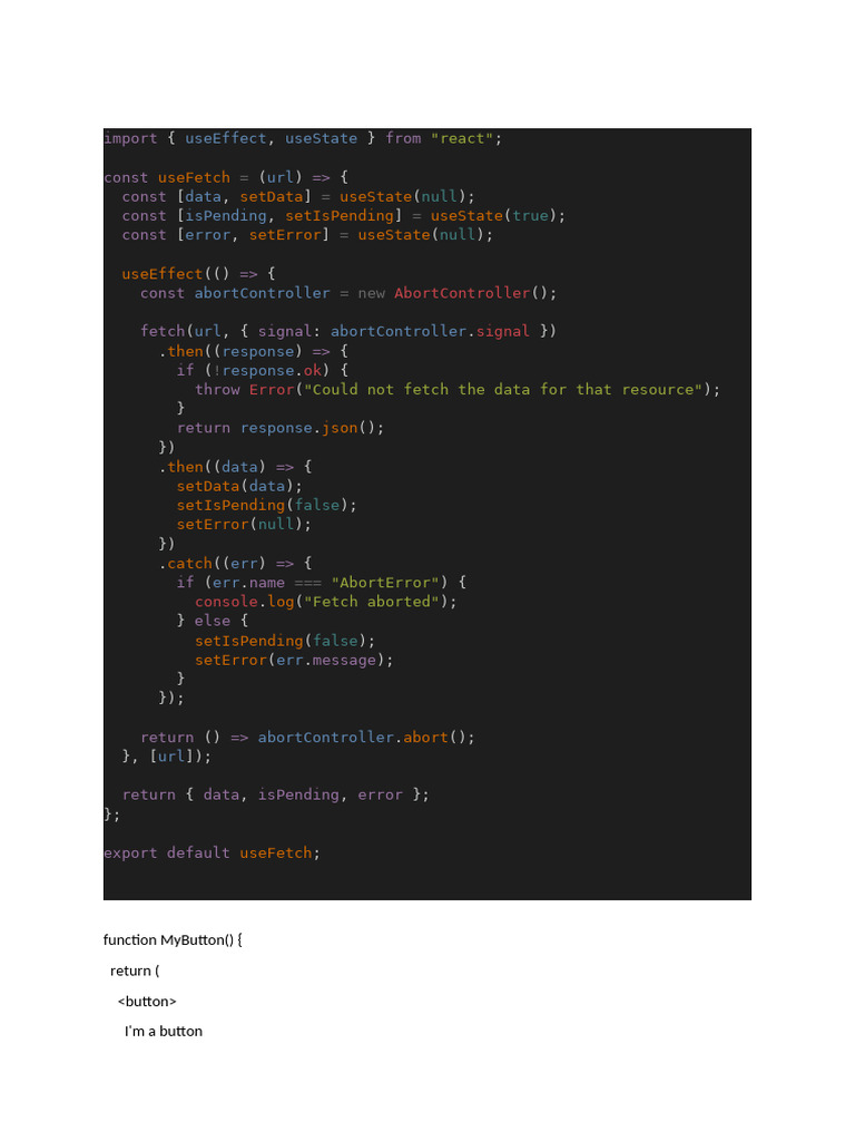 React Js | PDF