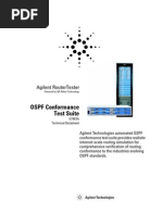 Ospf Conformance Test Suite: Agilent Routertester