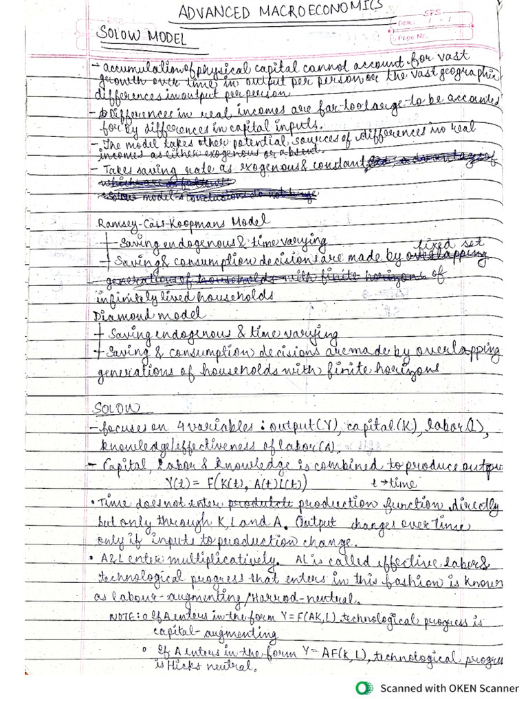 Macro Mod 1 Notes Aayu | PDF