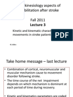 Pathokinesiology Aspects of Rehabilitation After Stroke Fall 2011