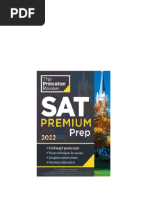 Princeton Review SAT Premium Prep 2022 9 Practice Tests Review Techniques Online Tools The Princeton Review pdf download