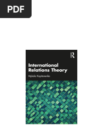 International Relations Theory 1st Edition Mykola Kapitonenko pdf download