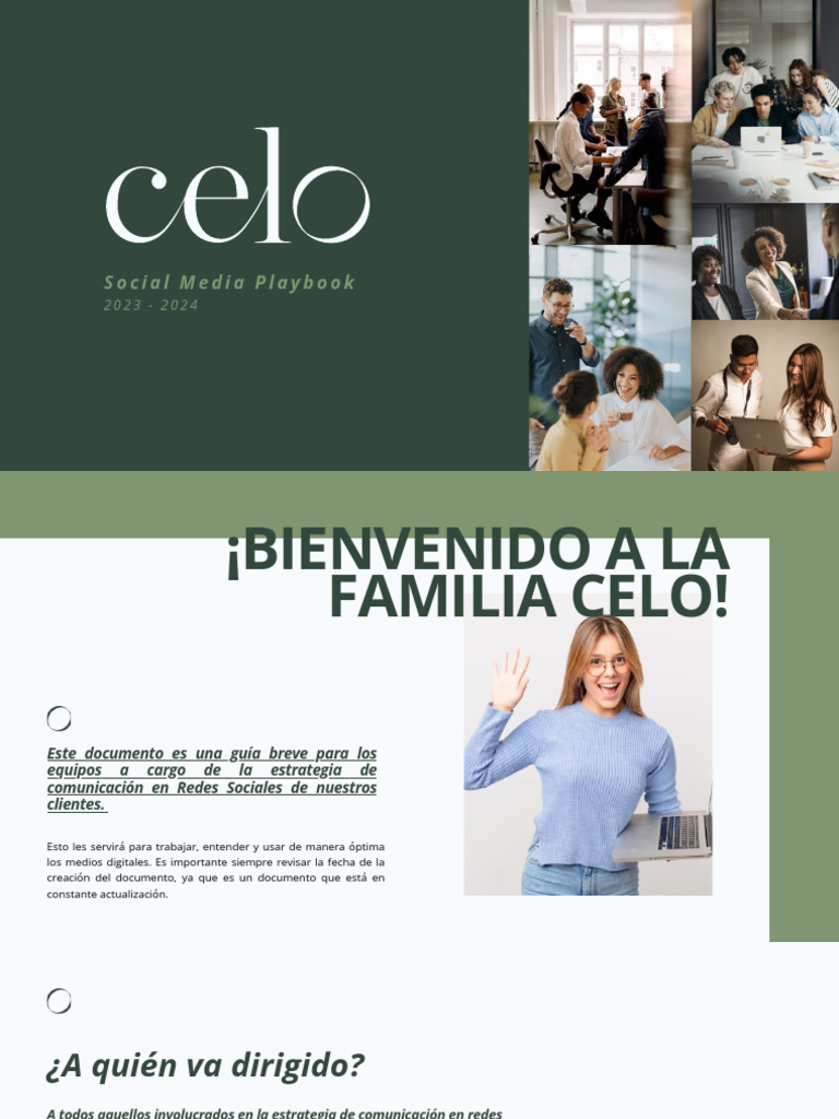 Celo Social Media Playbook 2023-2024 | PDF | Marketing de motores de ...