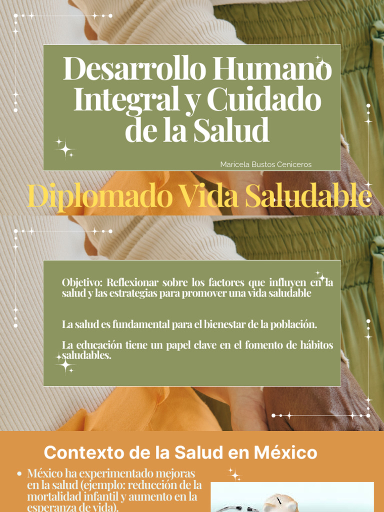 Desarrollo Humano y Salud Integral | PDF