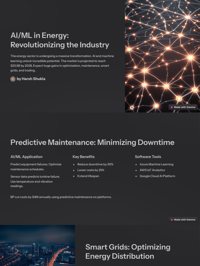 AIML in Energy Revolutionizing The Industry | PDF | Artificial ...