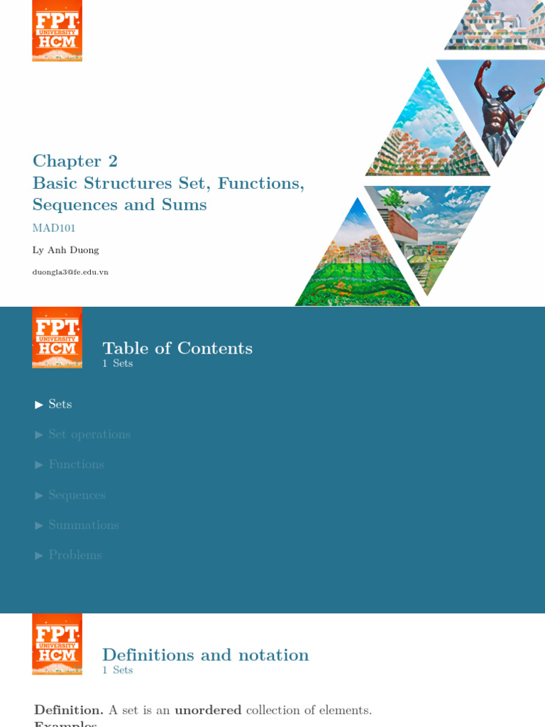 Sets, Functions, Sequences, Sums | PDF | Summation | Function (Mathematics)