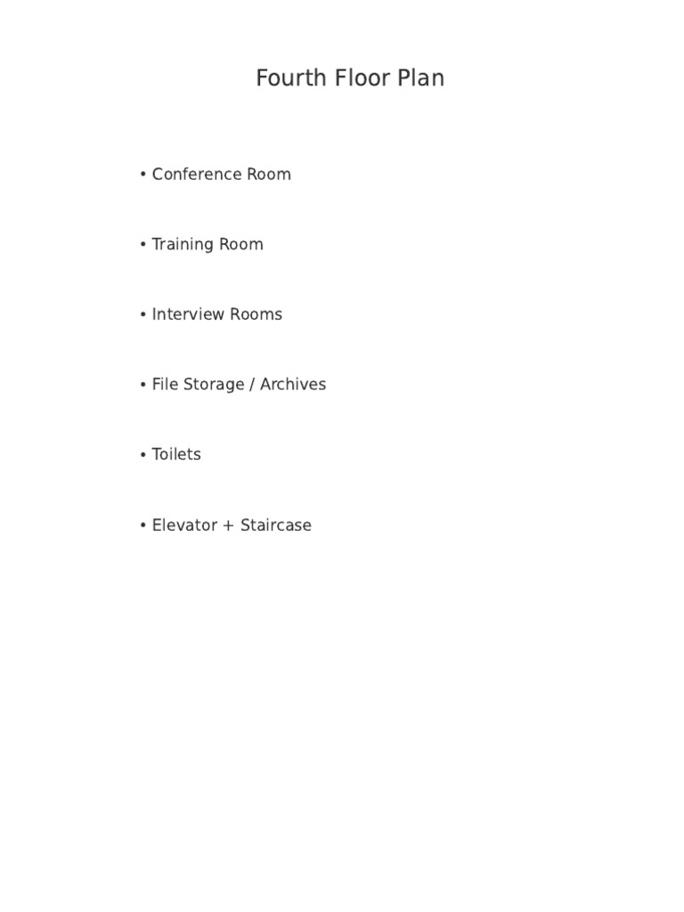 Fourth Floor | PDF