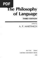 Martinich 1985 Philosophy-Language