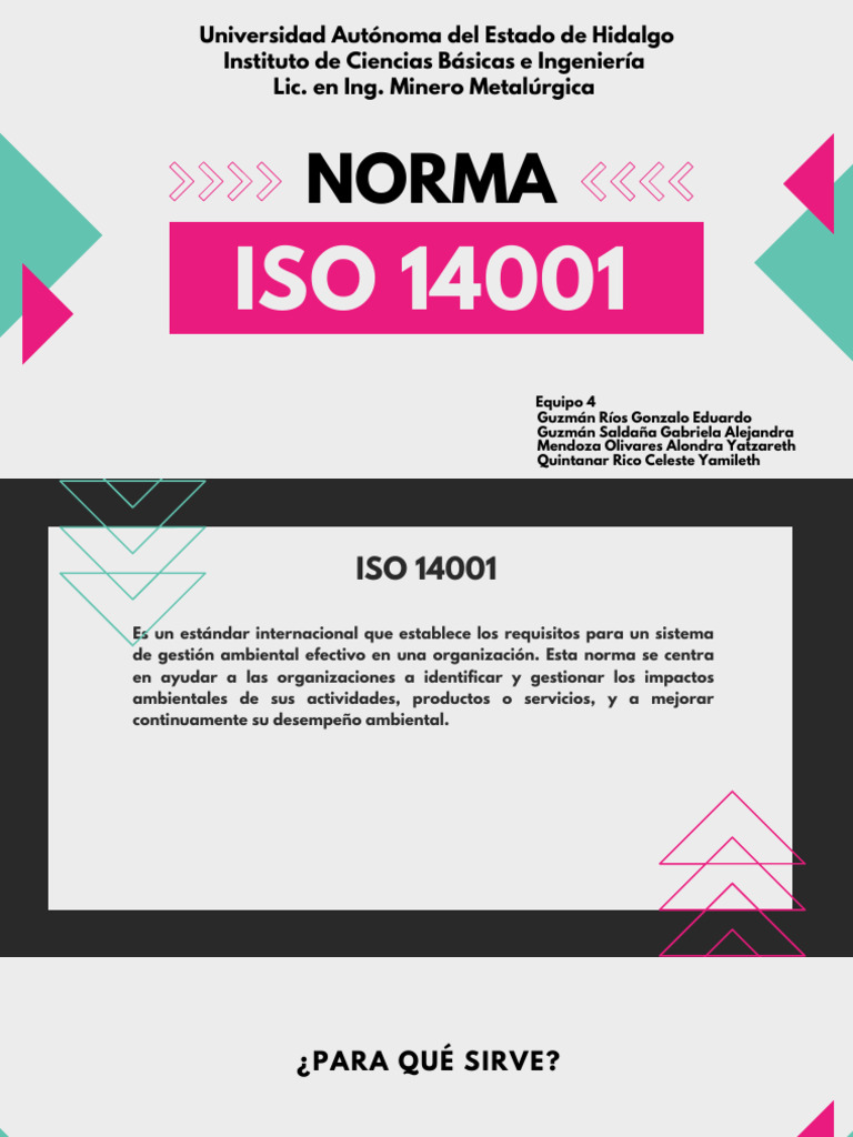 Guía sobre la norma ISO 14001 | PDF | Minería | Entorno natural