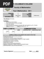Grade 5 - Term 3 Project - 2025 | PDF | Mathematics | Shape