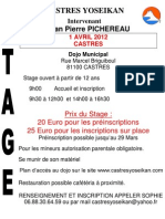 Affiche Stage 01 04 2012 Jp Pichereau
