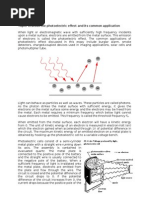 Photoelectric Effect Essay