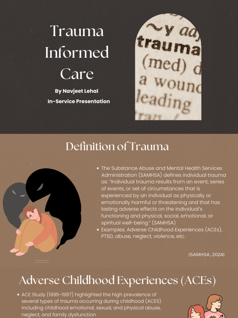 Understanding Trauma-Informed Care | PDF | Psychological Trauma | Child ...