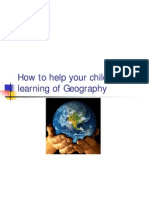 How To Help Your Child in The Learning of Geography