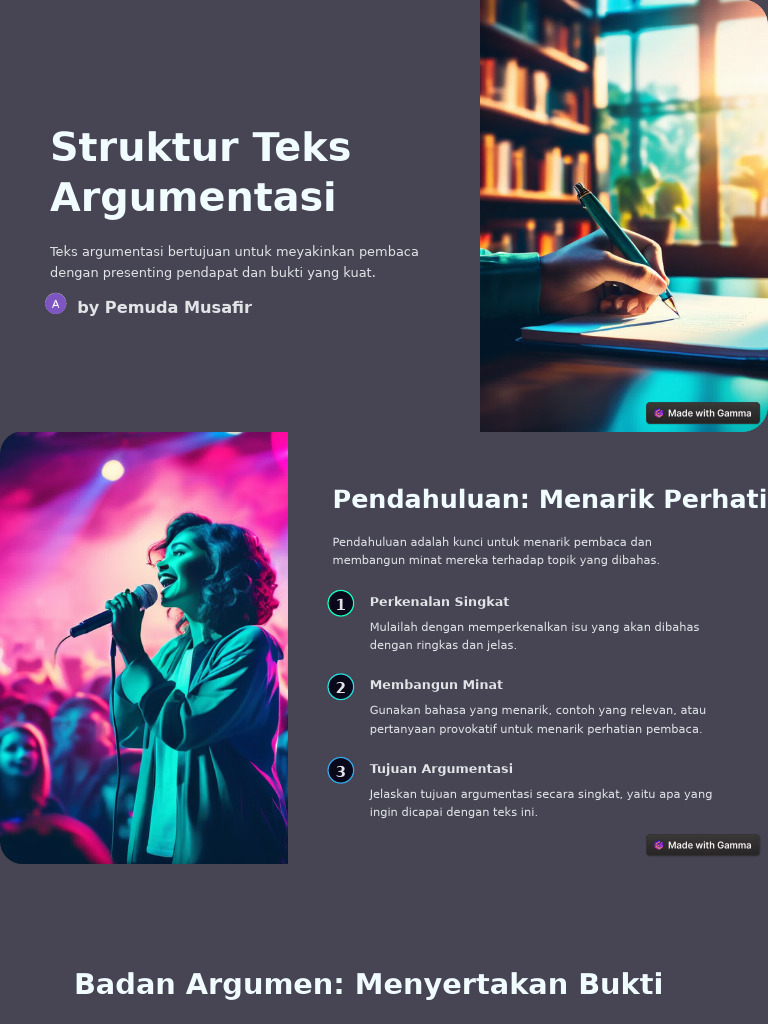 Topik 4 Struktur Teks Argumentasi | PDF