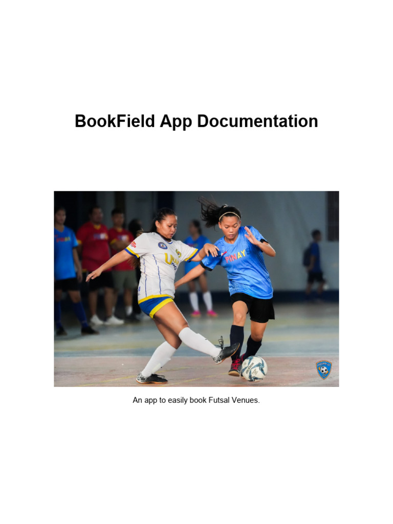 BookField App: Futsal Venue Booking Guide | PDF | User Interface ...