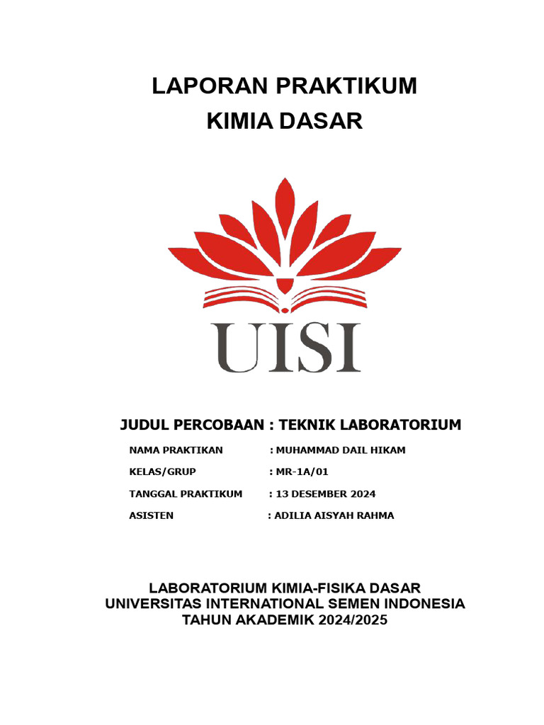 Teknik Laboratorium dan Alatnya | PDF