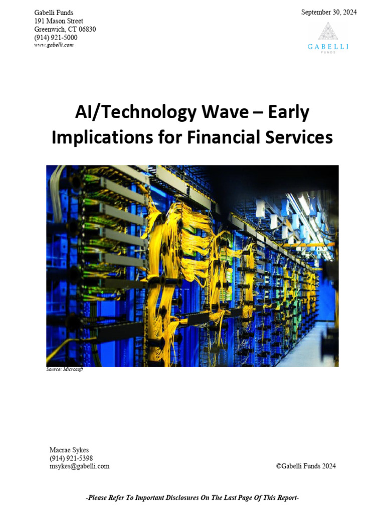 AI TechWave -Implications for Financial Services | PDF | Artificial ...
