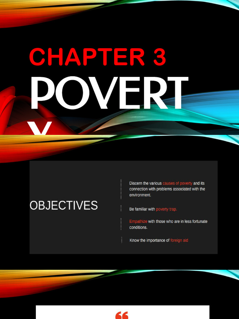 Chapter 3 Poverty | PDF