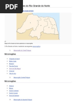 Mapa do RN com divisão política