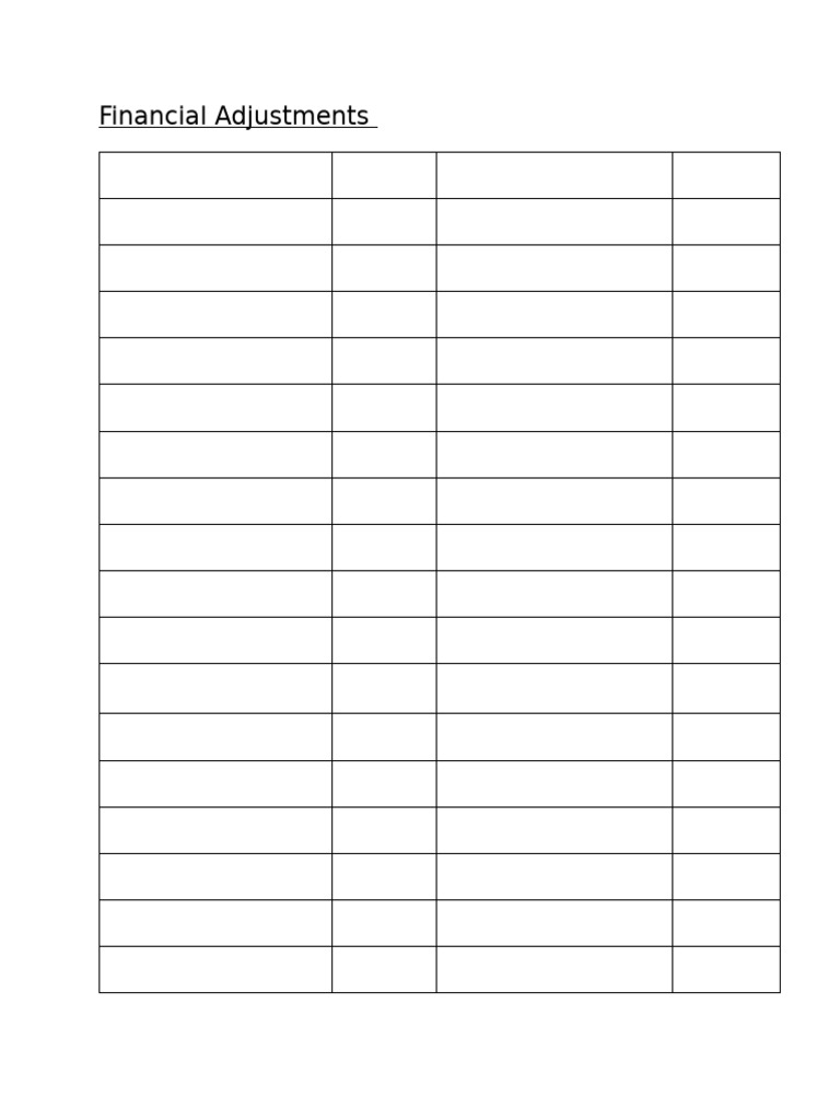 Accounts Printable Formats | PDF