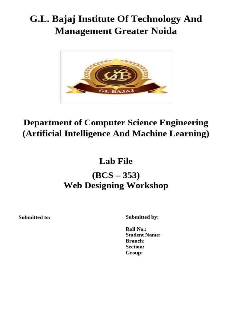 Web Design Workshop File(2024-25) | PDF | Computing | Software Engineering
