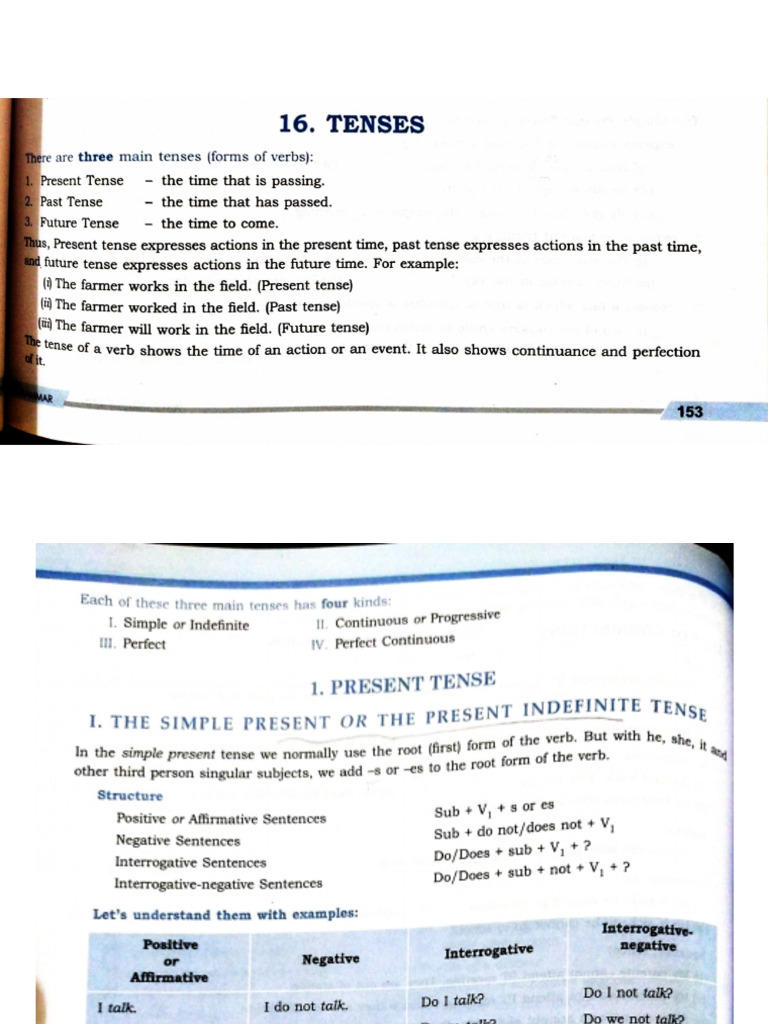 Tenses 1 | PDF