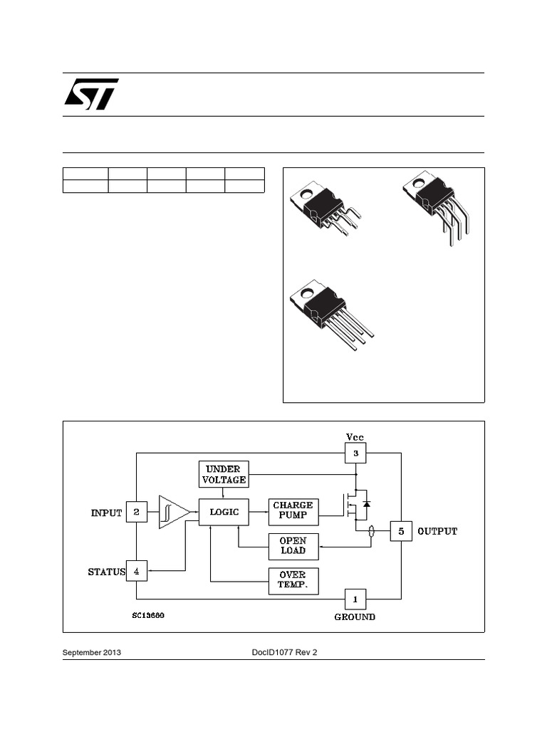 VN02H STMicroelectronics | PDF | Diode | Electronic Circuits