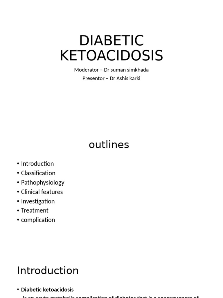 Diabetic Ketoacidosis | PDF | Diabetes | Medical Specialties