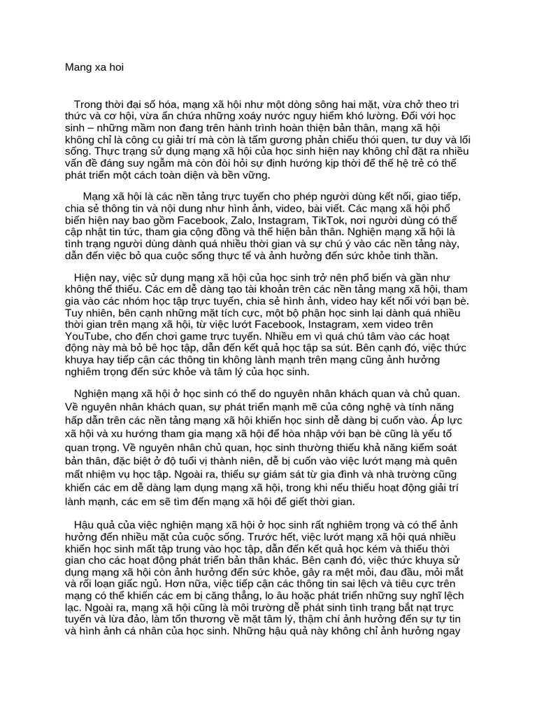 MXH | PDF