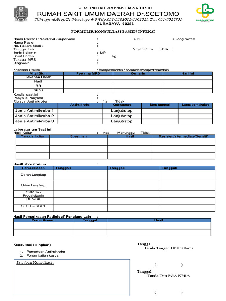 Salinan FORM KONSULTASI PPRA | PDF